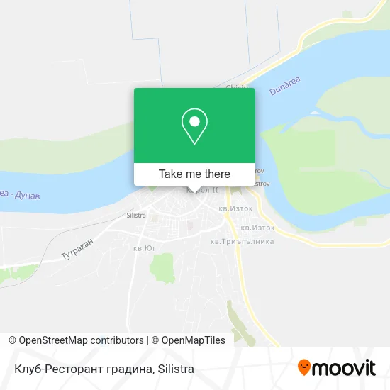 Карта Клуб-Ресторант градина