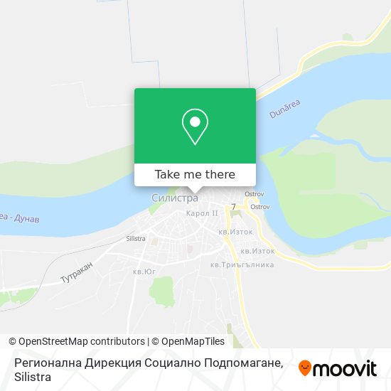 Регионална Дирекция Социално Подпомагане map