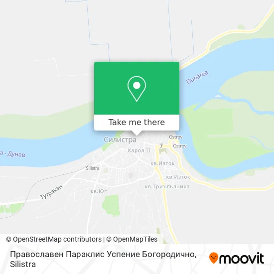 Карта Православен Параклис Успение Богородично