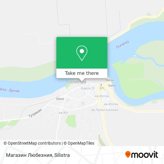 Магазин Любезния map