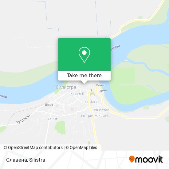 Славена map