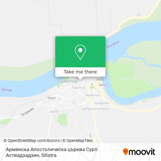 Карта Арменска Апостолическа църква Сурп Аствадзадзин