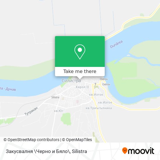 Закусвалня \Черно и Бяло\ map