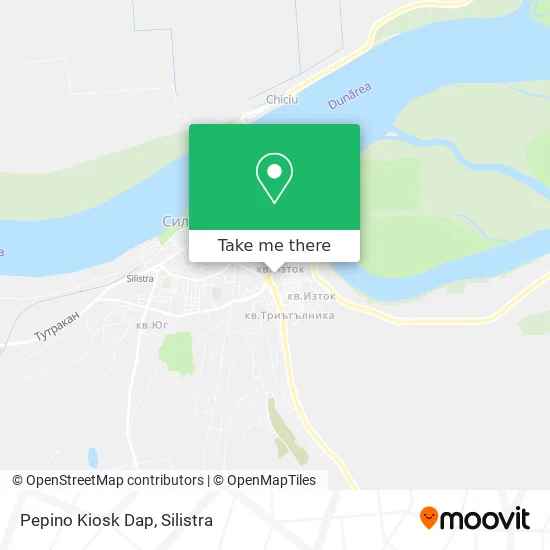 Pepino Kiosk Dap map