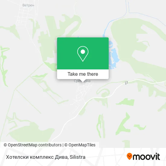 Карта Хотелски комплекс Дива
