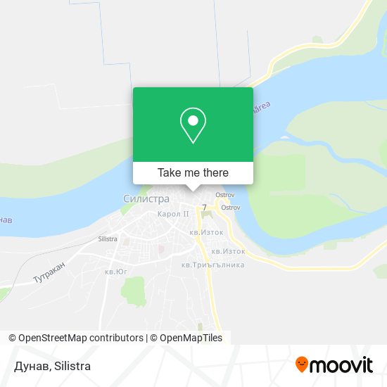 Дунав map