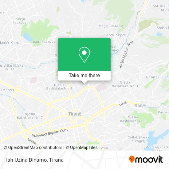 Ish-Uzina Dinamo χάρτης