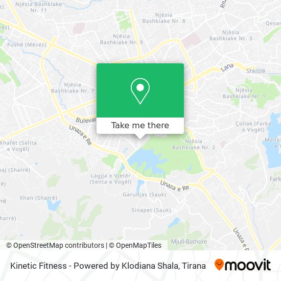 Kinetic Fitness - Powered by Klodiana Shala map