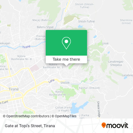 Gate at Topi's Street map