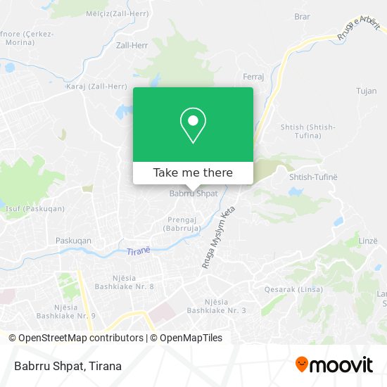Babrru Shpat map