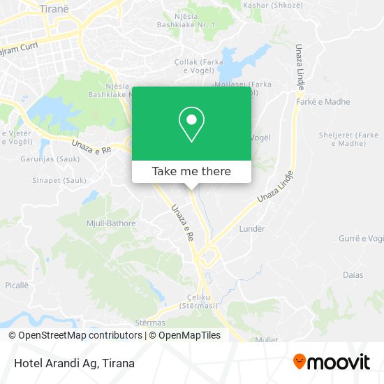 Hotel Arandi Ag map