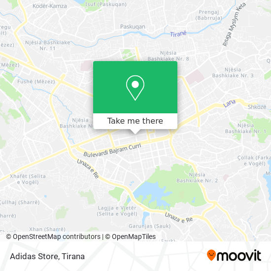 Adidas Store χάρτης