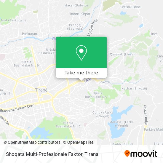 Shoqata Multi-Profesionale Faktor map