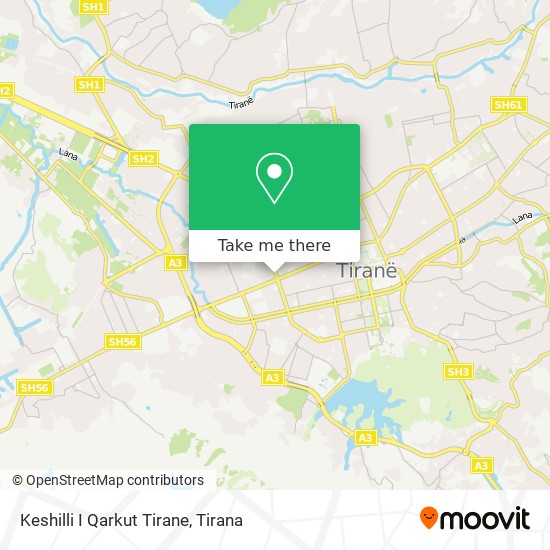 Keshilli I Qarkut Tirane map