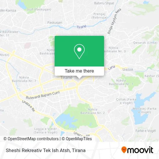 Sheshi Rekreativ Tek Ish Atsh map