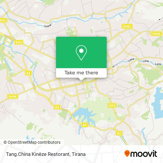 Tang.China Kinëze Restorant χάρτης