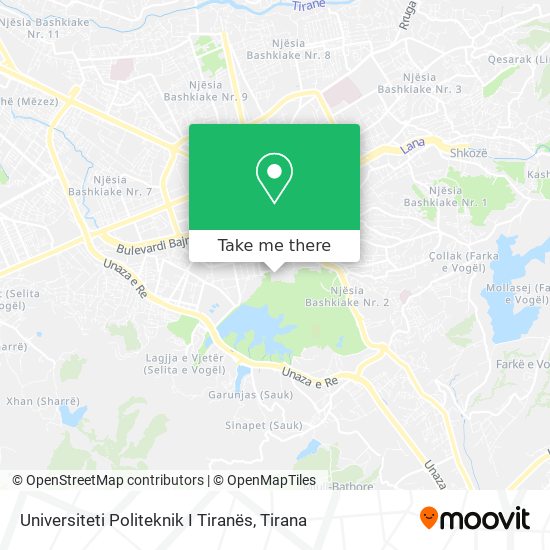 Universiteti Politeknik I Tiranës map