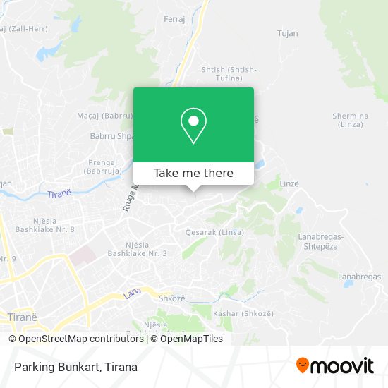 Parking Bunkart map