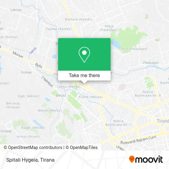 Spitali Hygeia χάρτης