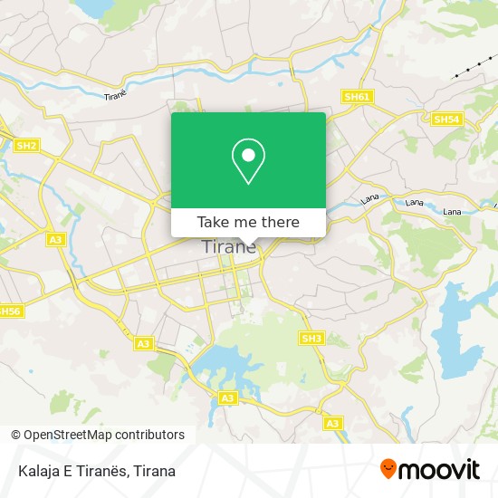 Kalaja E Tiranës map