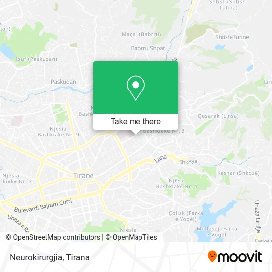 Neurokirurgjia χάρτης