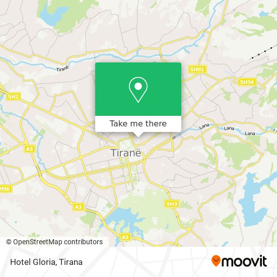 Hotel Gloria map
