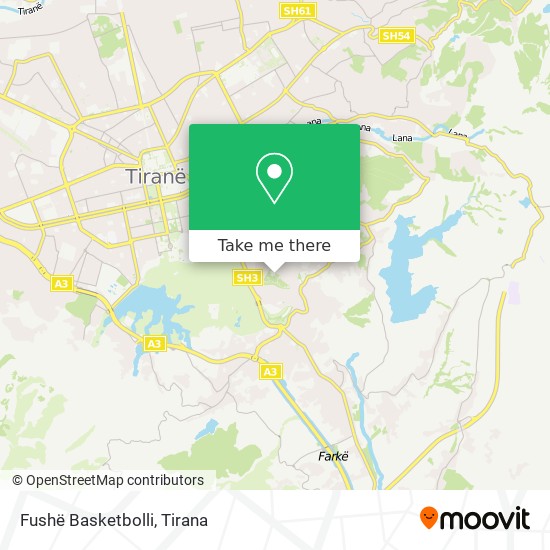 Fushë Basketbolli map