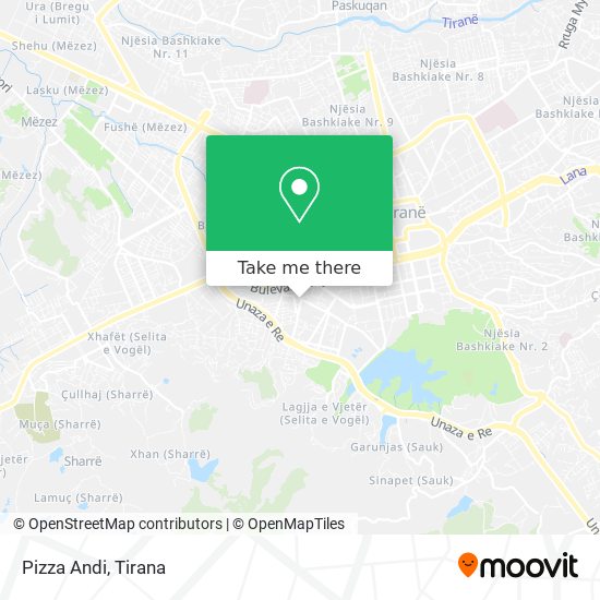 Pizza Andi map