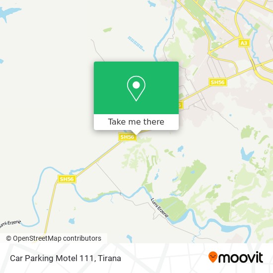 Car Parking Motel 111 χάρτης