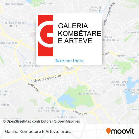 Galeria Kombëtare E Arteve χάρτης