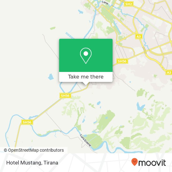 Hotel Mustang map
