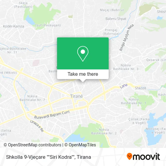 Shkolla 9-Vjeçare ""Siri Kodra"" map