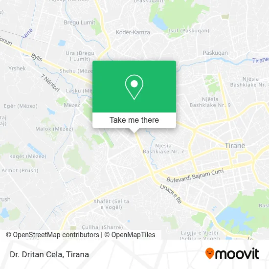 Dr. Dritan Cela χάρτης