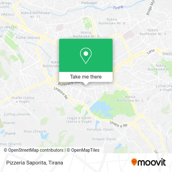 Pizzeria Saporita χάρτης