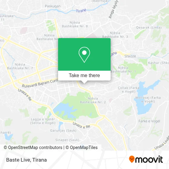 Baste Live χάρτης