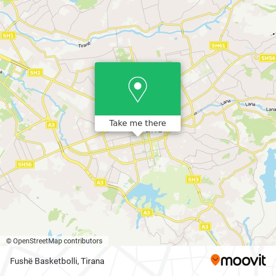 Fushë Basketbolli map