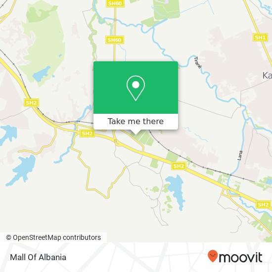 Mall Of Albania χάρτης