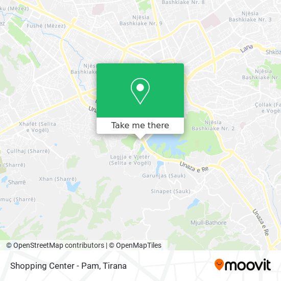Shopping Center - Pam map
