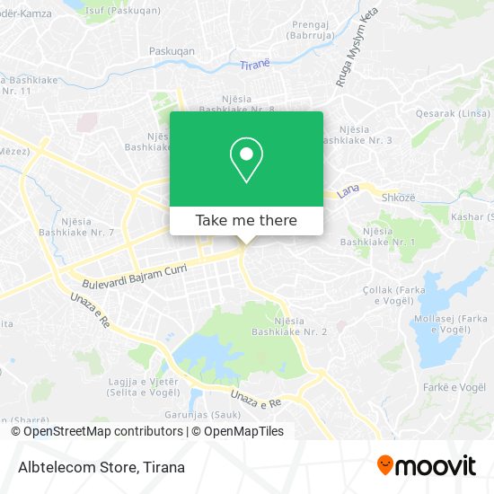 Albtelecom Store map