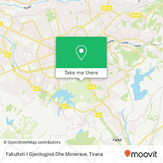 Fakulteti I Gjeologjisë Dhe Minierave map