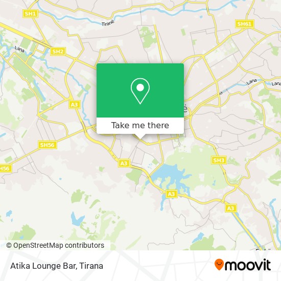 Atika Lounge Bar map