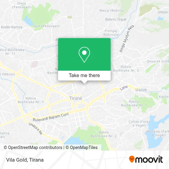 Vila Gold χάρτης