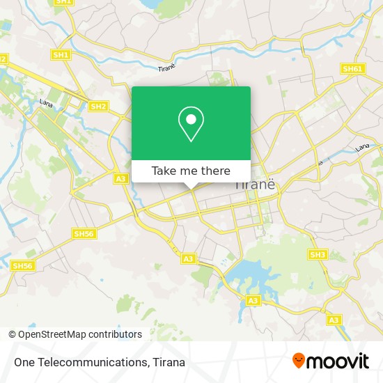 One Telecommunications map