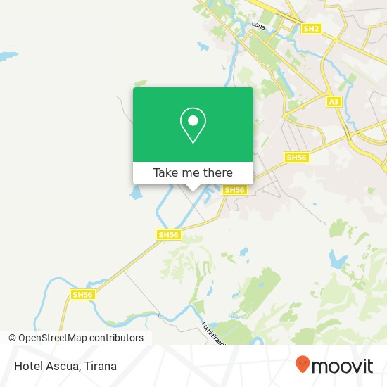 Hotel Ascua map
