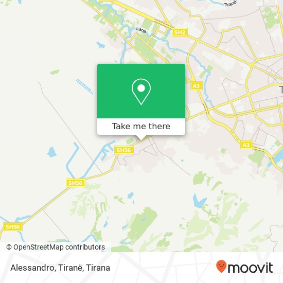 Alessandro, Tiranë map