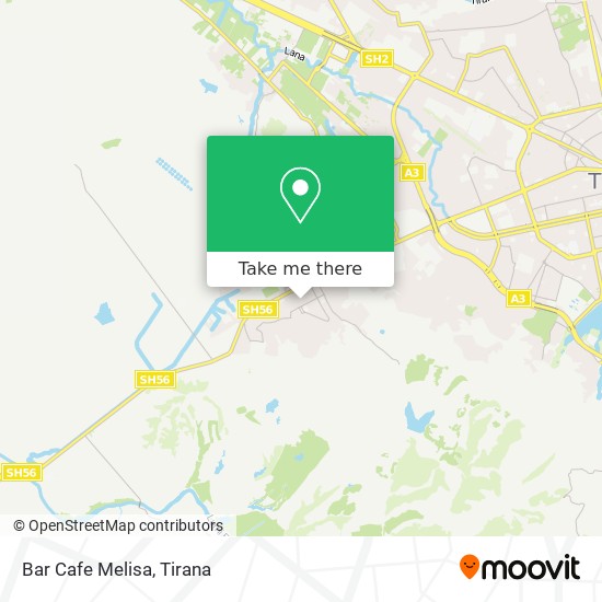 Bar Cafe Melisa χάρτης