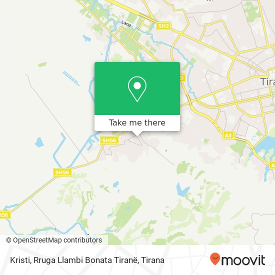 Kristi, Rruga Llambi Bonata Tiranë map