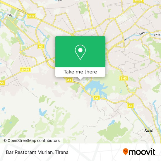 Bar Restorant Murlan χάρτης