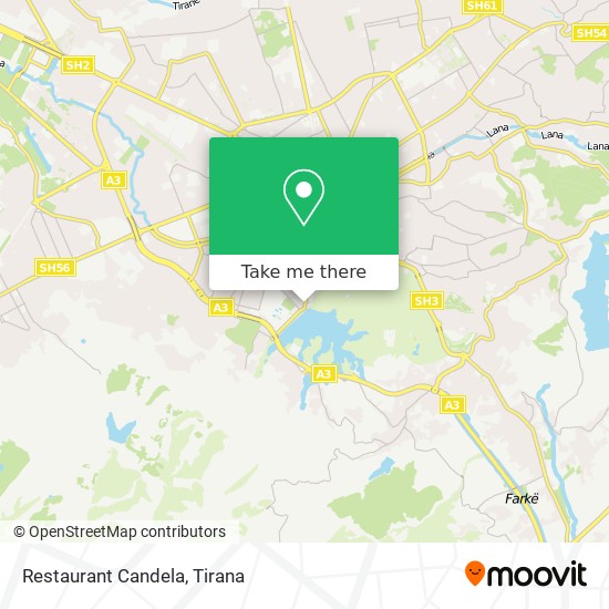 Restaurant Candela map