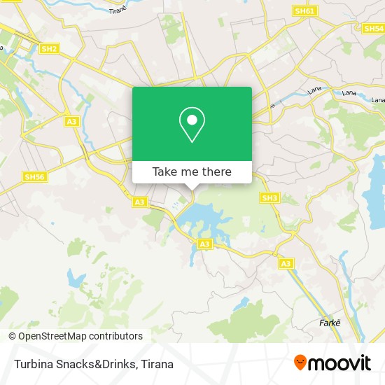 Turbina Snacks&Drinks χάρτης